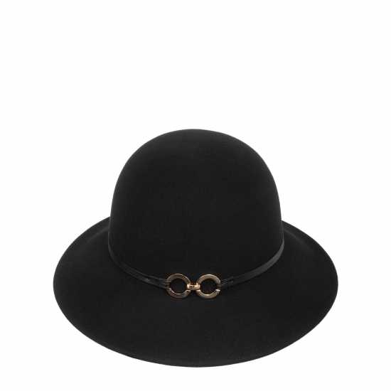 Biba Рибарска Шапка Metal Trim Bucket Hat Черно Шапки с козирка