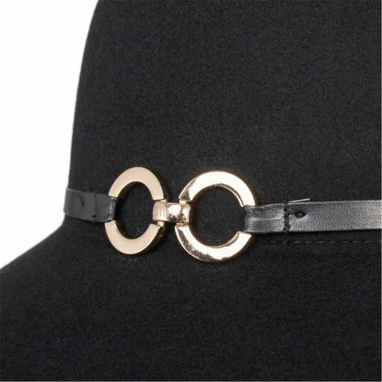 Biba Рибарска Шапка Metal Trim Bucket Hat Черно Шапки с козирка