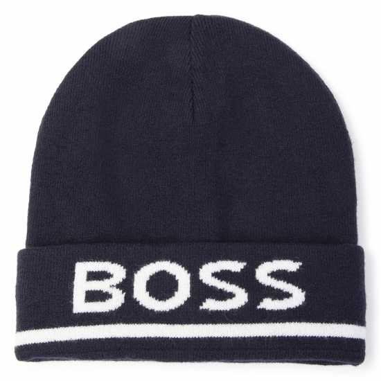 Шапки с козирка Hugo Boss Шапка За Момчета Boss Logo Print Beanie Junior Boys Нави 849 Hugo Boss Шапка За Момчета Boss Logo Print Beanie Junior Boys Нави 849 Шапки с козирка