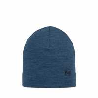 Buff Merino Beanie Adults Melange Blue Шапки с козирка