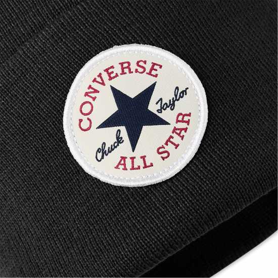 Converse Basic Beanie Mens Черно Шапки с козирка