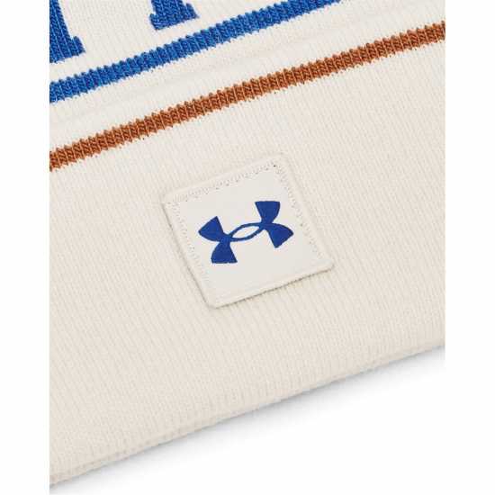 Under Armour Armour M Halftime Pom Beanie Beany Mens Връхно бяло Шапки с козирка