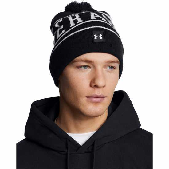 Under Armour Armour M Halftime Pom Beanie Beany Mens Черно Шапки с козирка