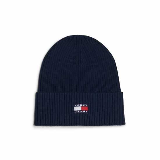 Шапки с козирка Tommy Jeans Heritage Core Beanie Морска синьо Tommy Jeans Heritage Core Beanie Морска синьо Шапки с козирка