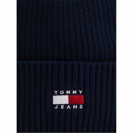 Шапки с козирка Tommy Jeans Heritage Core Beanie Морска синьо Tommy Jeans Heritage Core Beanie Морска синьо Шапки с козирка