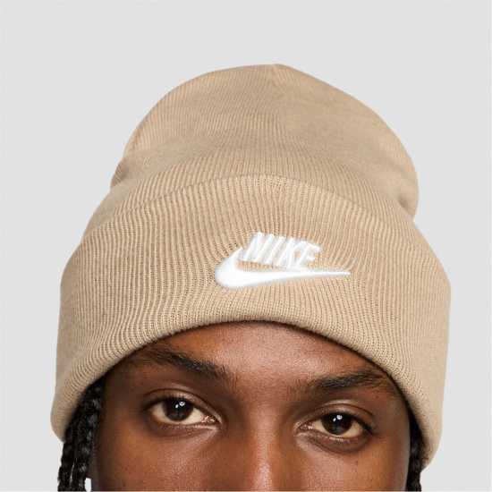 Nike Peak Futura Beanie Хаки/Бяло Шапки с козирка