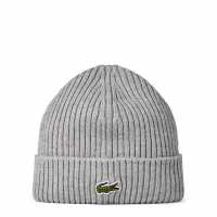 Lacoste Knit Beanie Grey YRD Шапки с козирка