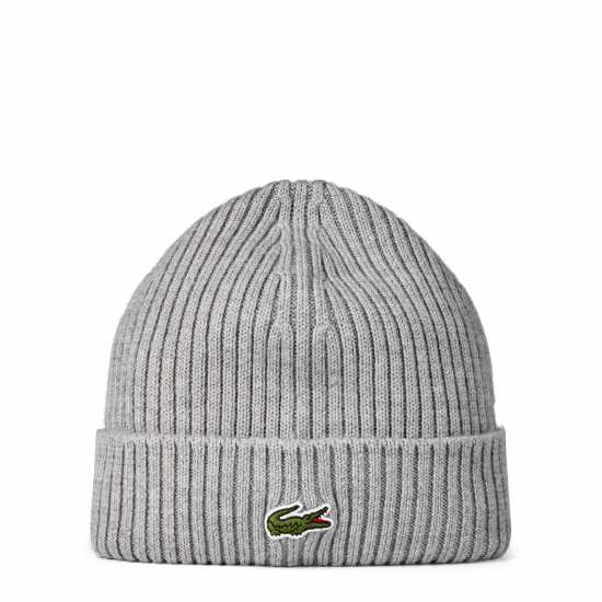 Шапки с козирка Lacoste Knit Beanie Grey YRD Lacoste Knit Beanie Grey YRD Шапки с козирка