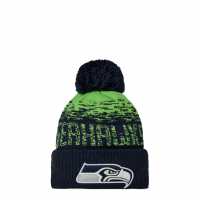 Nfl New Era  Seattle Seahawks Beanie Mens Сиатъл Сихоук Шапки с козирка