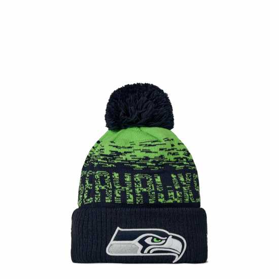 Nfl New Era  Seattle Seahawks Beanie Mens Сиатъл Сихоук Шапки с козирка