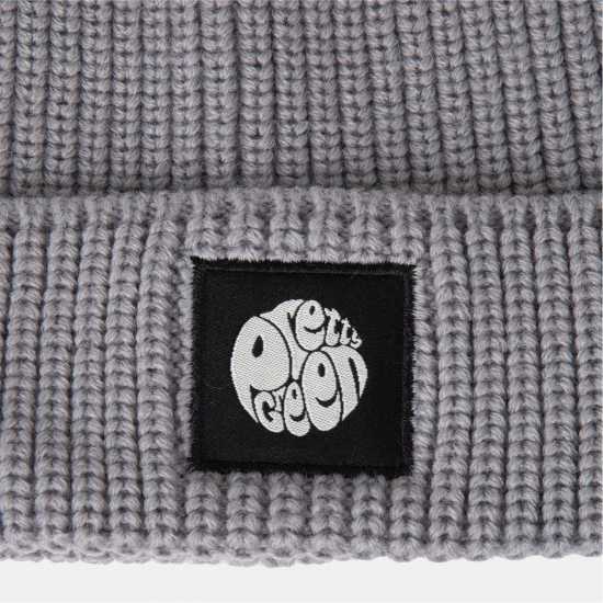 Pretty Green Beanie 54 Grey Шапки с козирка