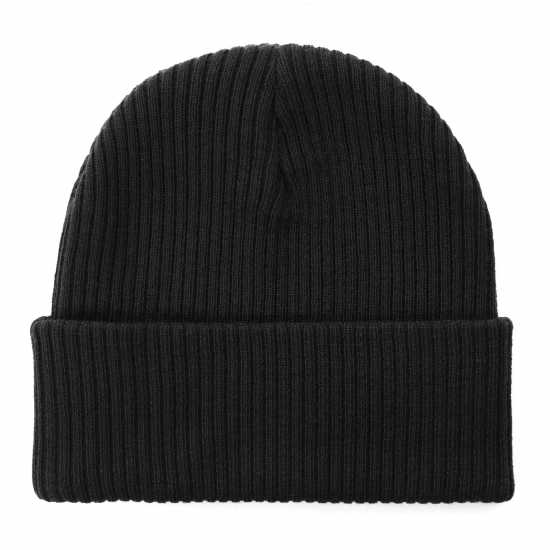Societe Noir Noir Woven Patch Beanie ЧЕРНО/БЯЛО Шапки с козирка