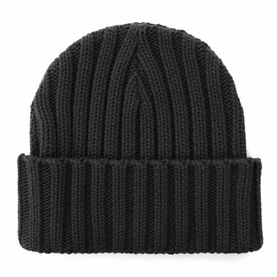 Societe Noir Noir Rib Beanie Черно Шапки с козирка