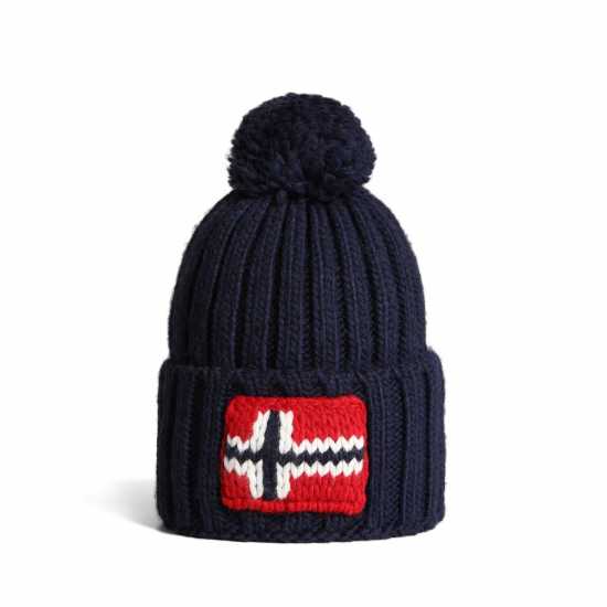 Napapijri Beanie Hat Синьо море Шапки с козирка