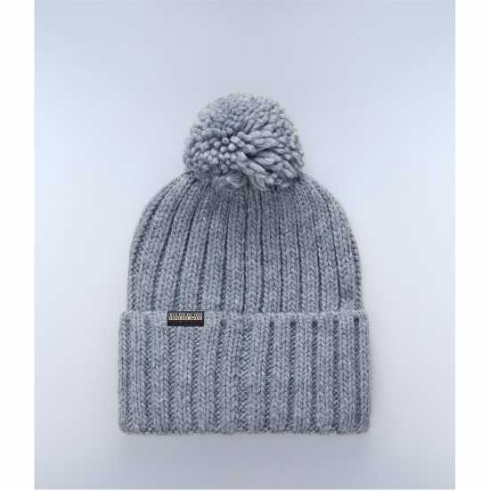 Napapijri Beanie Hat Среден сив Шапки с козирка