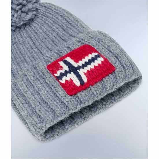 Napapijri Beanie Hat Среден сив Шапки с козирка