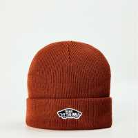 Vans Men's Cuff Ribbed Knit Beanie Изгаряно оранжево 
