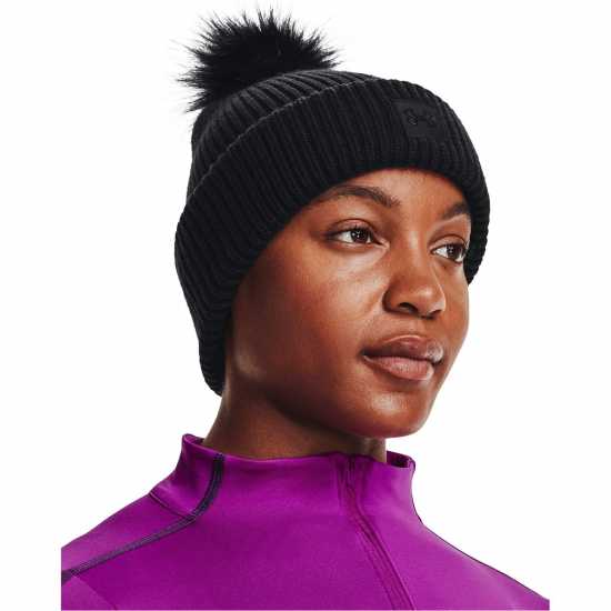 Under Armour Armour Ua Halftime Ribbed Pom Beany Womens Under Armour Armour Ua Halftime Ribbed Pom Beany Womens