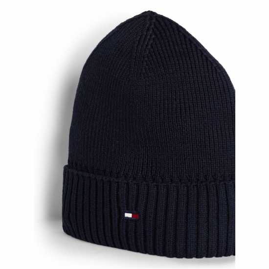 Tommy Hilfiger Tommy Essntl Beanie Jn53 Космическо синьо DW6 Шапки с козирка