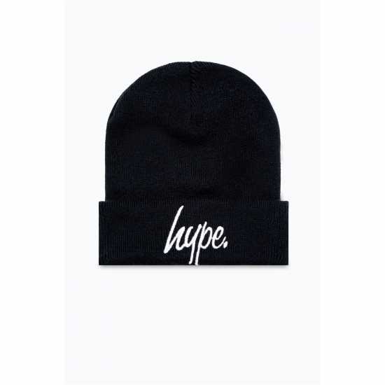 Шапки с козирка Hype Script Beanie 99 Черно Hype Script Beanie 99 Черно Шапки с козирка