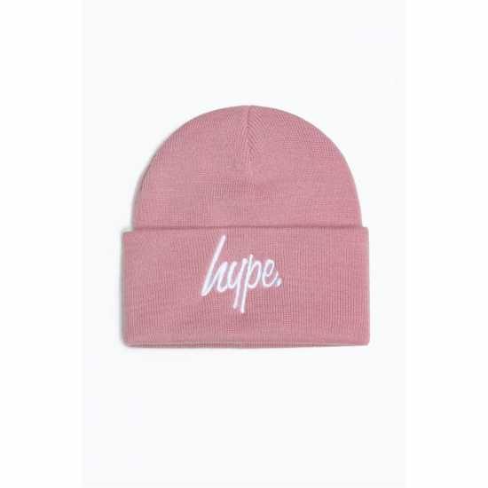 Шапки с козирка Hype Script Beanie 99 Тъмно розово Hype Script Beanie 99 Тъмно розово Шапки с козирка