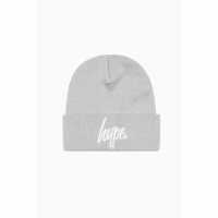 Шапки с козирка Hype Script Beanie 99 Светло сиво Hype Script Beanie 99 Светло сиво Шапки с козирка
