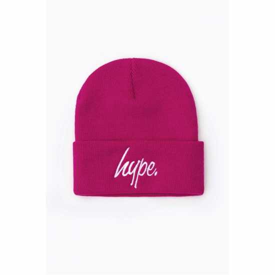 Шапки с козирка Hype Script Beanie 99 Фуксия Hype Script Beanie 99 Фуксия Шапки с козирка