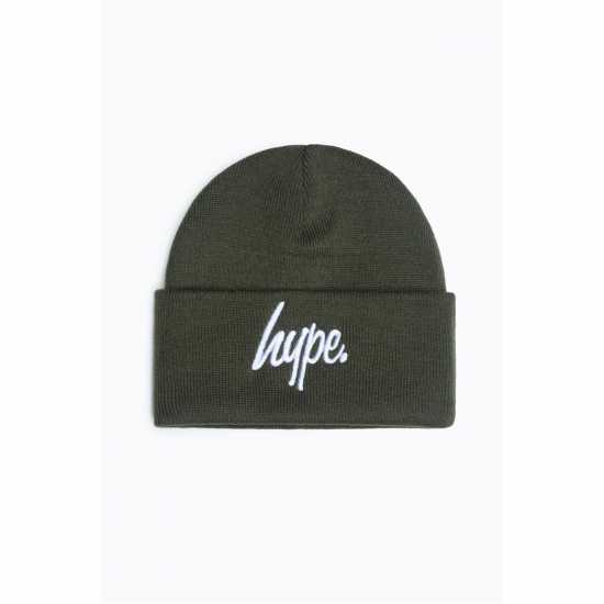 Шапки с козирка Hype Script Beanie 99 Олива Hype Script Beanie 99 Олива Шапки с козирка