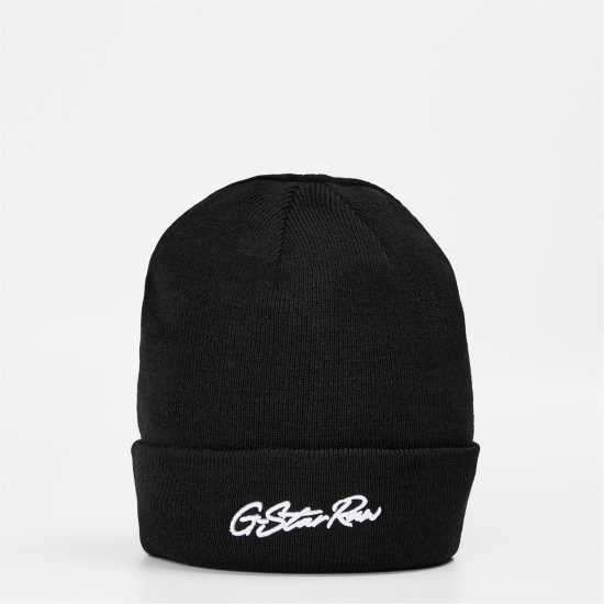 G Star Gstar Aw Beanie Sn99 Тъмно черно Шапки с козирка