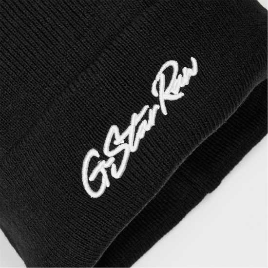 G Star Gstar Aw Beanie Sn99 Тъмно черно Шапки с козирка