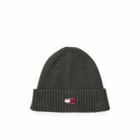 Tommy Jeans Heritage Core Beanie Pewter Green 