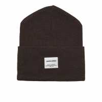 Jack and Jones Knitted Beanie Шоколадов торт 