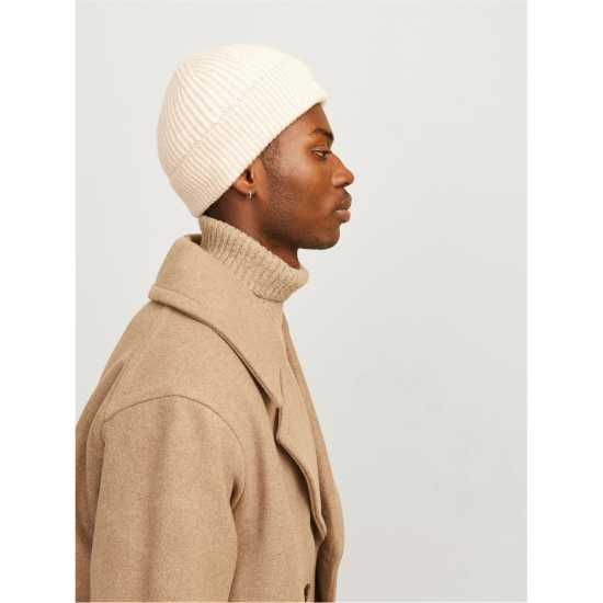Jack and Jones Wool Beanie Бежово 
