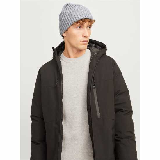 Jack And Jones Cotton Beanie  Sn99 Голямо зелено меланж Шапки с козирка