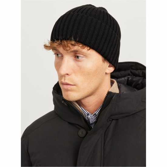 Шапки с козирка Jack And Jones Cotton Beanie Sn99 Черно Jack And Jones Cotton Beanie Sn99 Черно Шапки с козирка