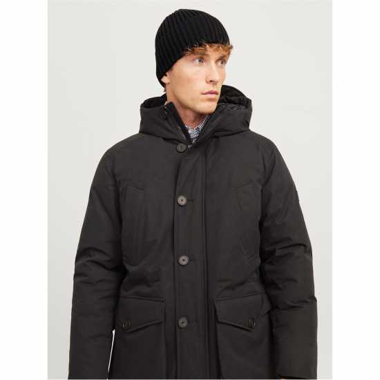 Шапки с козирка Jack And Jones Cotton Beanie Sn99 Черно Jack And Jones Cotton Beanie Sn99 Черно Шапки с козирка