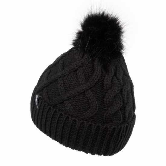 Gelert Cable Beanie Ld61 Black 