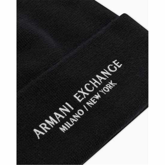 Armani Exchange Men's Beanie Черно Armani Exchange Men's Beanie Черно