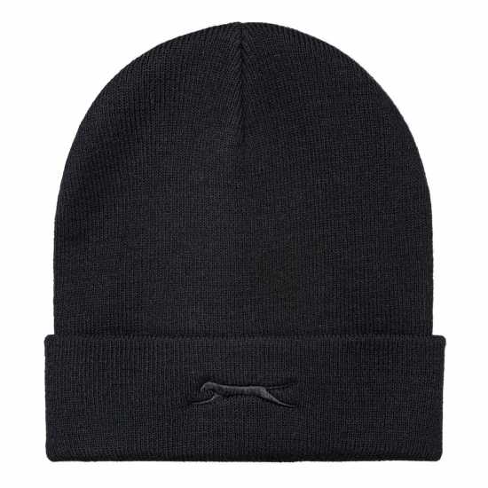 Slazenger Cozy Knit Beanie Mens Черно Slazenger Cozy Knit Beanie Mens Черно