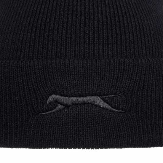 Slazenger Cozy Knit Beanie Mens Черно Slazenger Cozy Knit Beanie Mens Черно