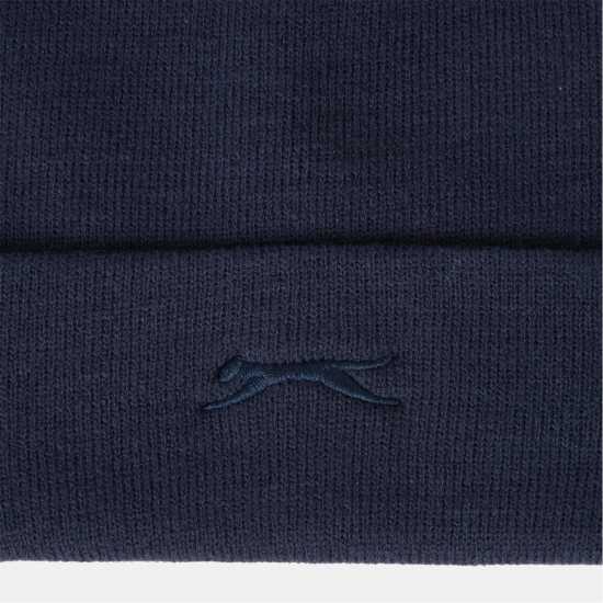 Slazenger Cozy Knit Beanie Mens Морска синьо 