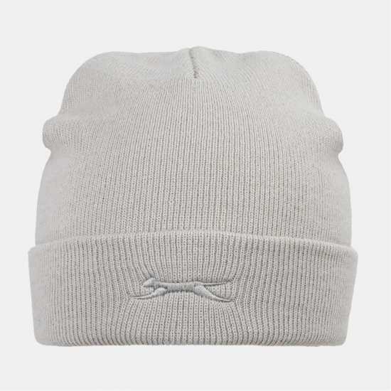 Slazenger Cozy Knit Beanie Mens Сиво 