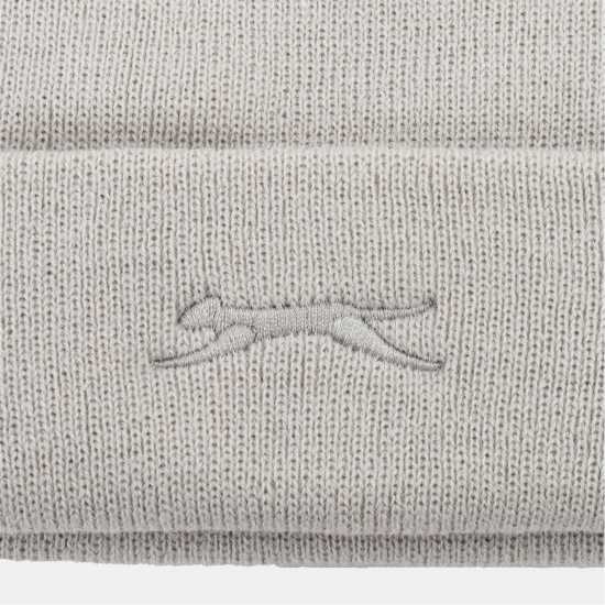 Slazenger Cozy Knit Beanie Mens Сиво 