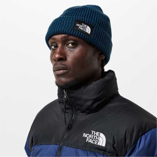 The North Face Salty Lined Beanie Adults Shady Blue Шапки с козирка