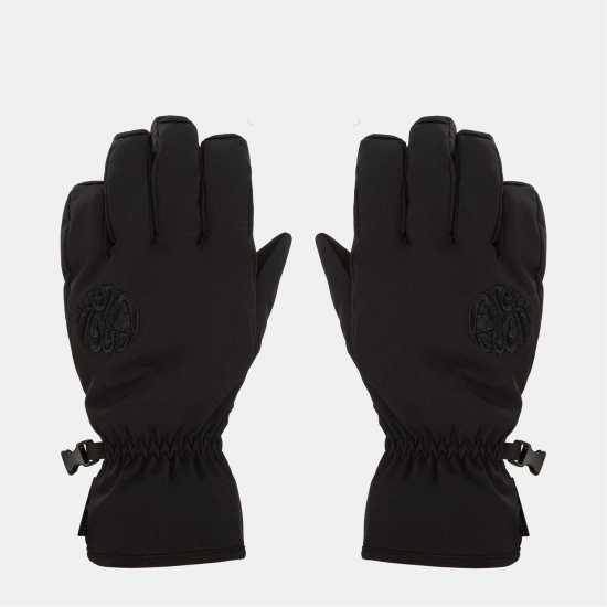 Pretty Green Adults Fleece Gloves Черно Pretty Green Adults Fleece Gloves Черно