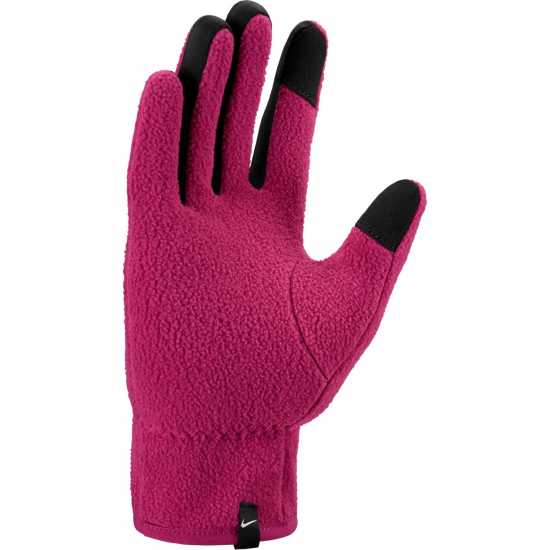Nike Men's Therma-Fit Fleece Gloves Beet/White Nike Men's Therma-Fit Fleece Gloves Beet/White