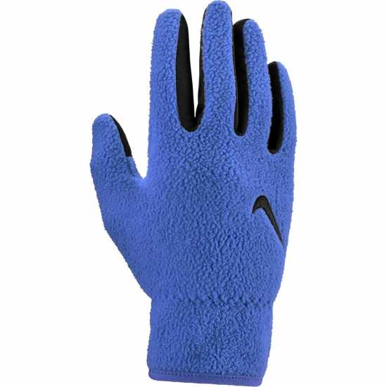 Nike Men's Therma-Fit Fleece Gloves Blue/Black 