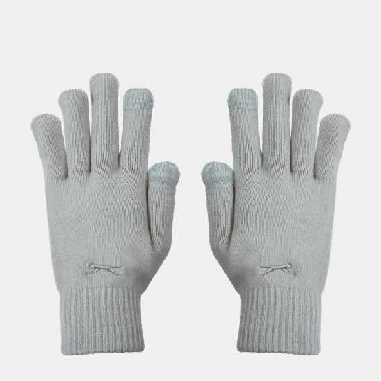 Slazenger Knit Glove Сиво 