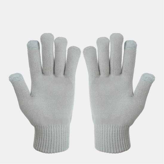 Slazenger Knit Glove Сиво 