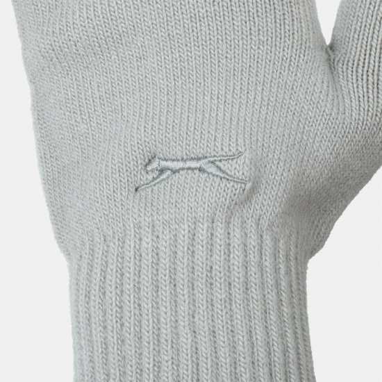 Slazenger Knit Glove Сиво 